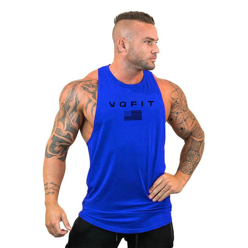 Mens tank tops shirt gym tank top fitness clothing vest sleeveless cotton man canotte bodybuilding ropa hombre man clothes wear