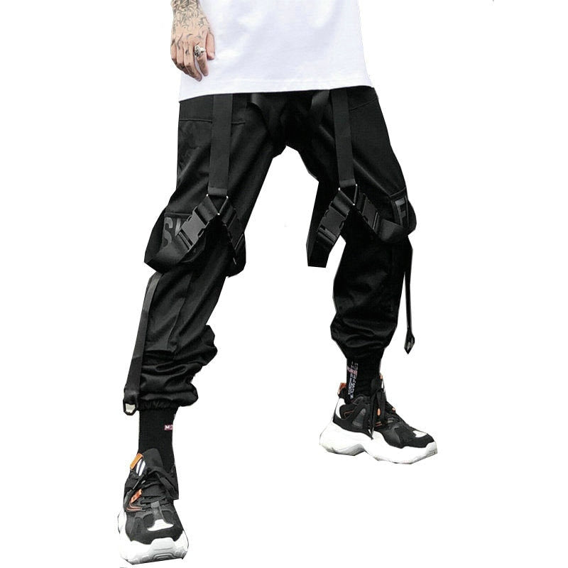 Black Leisure Hip-Hop Men&#39;s Pants Streetwear Cotton Jogging Pants Male 2020 Spring High Quality Sweatpants Men&#39;s Long Pants