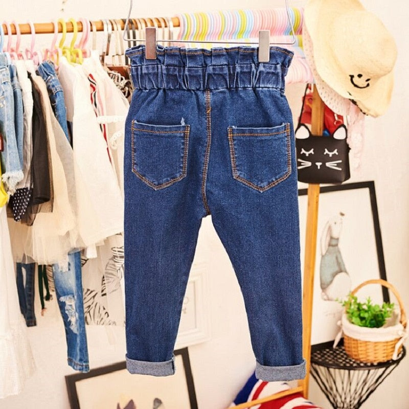 2020 New Autumn Item Girl Fashion Jeans Pant Denim Trousers