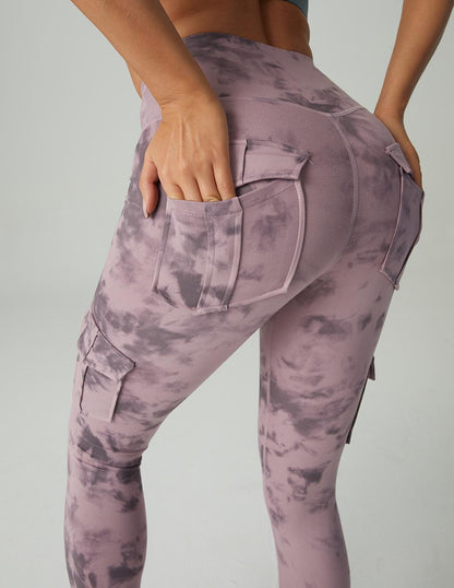 Hot Sale Women Yoga Work out Fitness Gym Wear Pocket Yoga Pants Leggings  Stretchy Compression High Waist Leggings