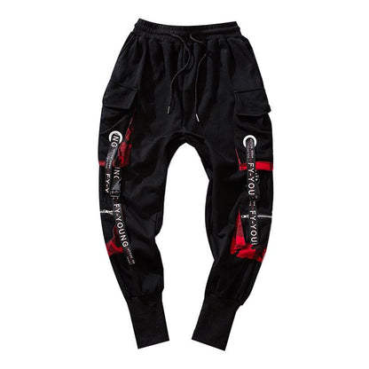 Black Leisure Hip-Hop Men&#39;s Pants Streetwear Cotton Jogging Pants Male 2020 Spring High Quality Sweatpants Men&#39;s Long Pants