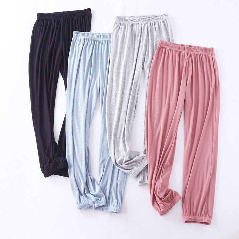 New Modal Lantern Women's Trousers Spring Summer Autumn Loose Casual Home Pants Sweatpants for Women Lounge Wear Pajamas Pant