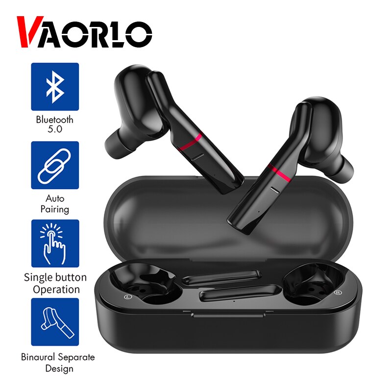 TWS Wireless Bluetooth 5.0 Earphone Sport Sweatproof Headphone Stereo Portable Earbuds HIFI Top Sound Quality PK T3 I12 I10 I200