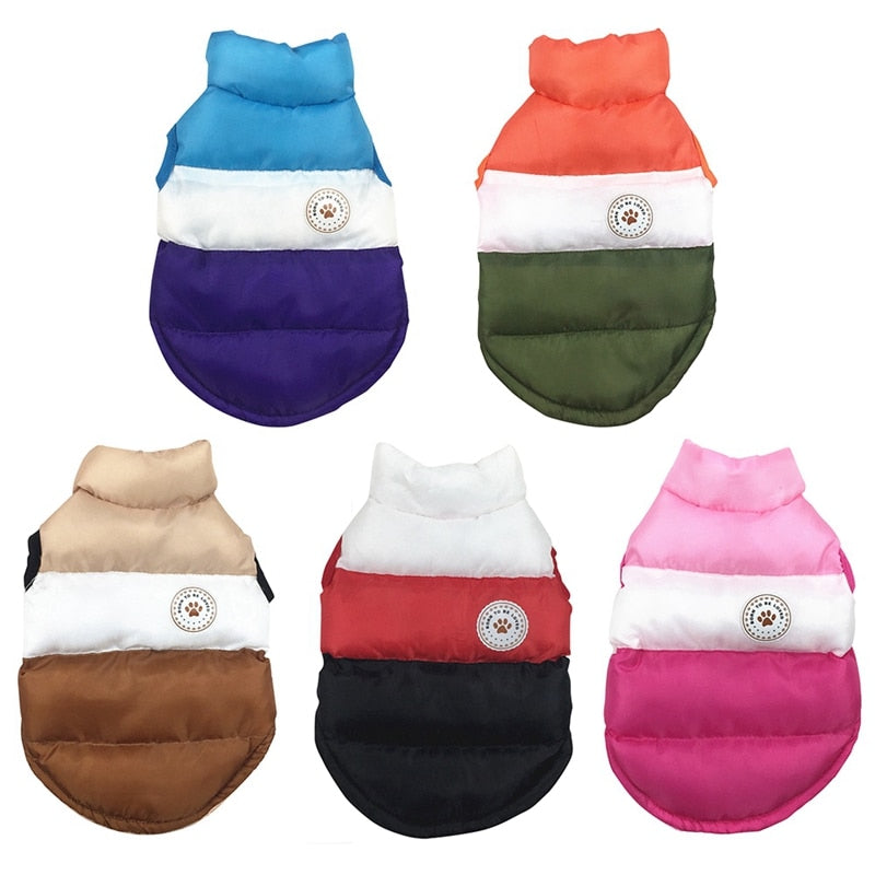 Pet Clothes Pets Dog Jacket Coat Puppy Outfit Vest Warm Dog Clothes  Dogs Winter Windproof Clothing For Small Chihuahua Down