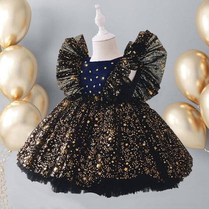 Baby Girl Dress Cute Bow Newborn Princess Dresses for Baby 1 Year Birthday Dress Toddler Infant Party Dress Christening Gown