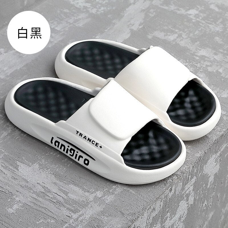 Slippers Men's Thick Soles Anti Slip Home Men's Slippers Women's Home Leisure Antiskid Mens Shoes Sleepers Men Slippers Men