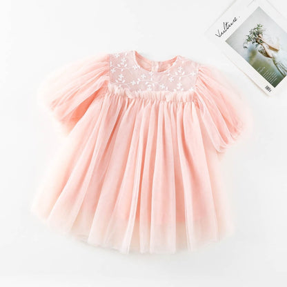 HoneyCherry New Kids Dresses For Girls Spring Girl Dress Child Baby Sweet Princess Dress Designer Dress Baby Girl Clothes