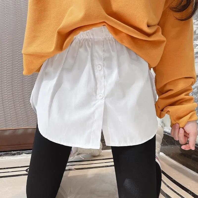 Slim Shirt Fake Bottom Hem Small Fart Curtain Bottoming Artifact Guard Clothes Wear Them With Hip Covering Women Retro Skirt