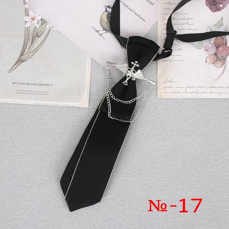 Hand Made Black Ribbon Tie Crystal Rhinestone Jewelry Men Shirts Hot New Girl Boys Collar Neck Ties School Uniform Women Necktie