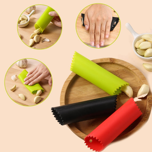 Silicone Garlic Peeler Fruit  Vegetable Tools Simple and Practical Kitchen Tools  Non-toxic Safe Gadgets  Kitchen Accessories