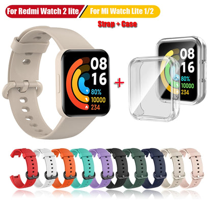 Watch Strap For Xiaomi Mi Watch Lite Strap Replacement Silicone Strap For Redmi Watch 2 Lite Strap Bracelet