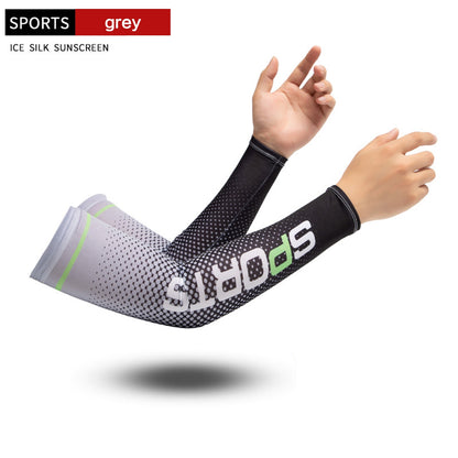 Sun UV Protection Long Gloves Hand Protector Cover Arm Sleeves Ice Silk Sunscreen Sleeves Outdoor Arm Cool Sport Cycling Sleeves