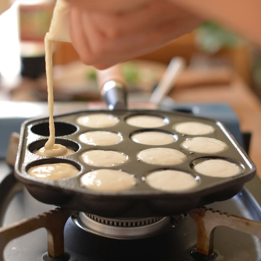 12/14 Cavities Takoyaki Pan Takoyaki Maker Octopus Small Balls Baking Pan Home Cooking Tools Kitchenware Supplies