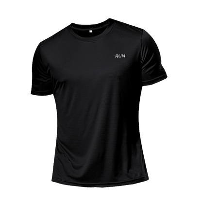 High Quality Polyester Men Running T Shirt Quick Dry Fitness Shirt Training Exercise Clothes Gym Sport Shirt Tops Lightweight