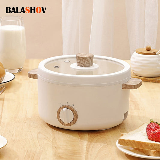 Mini Electric Cooking Pot Multi-function Electric Heat Pan Pan Electric Pan Dormitory Household 1-2 People Electric Rice Cookers