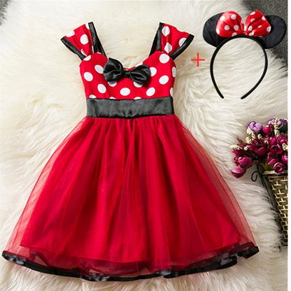 Baby Girl Dress Cute Bow Newborn Princess Dresses for Baby 1 Year Birthday Dress Toddler Infant Party Dress Christening Gown