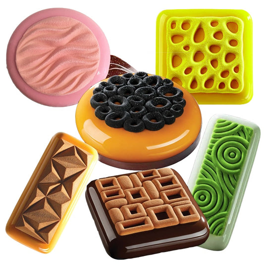 SILIKOLOVE River Iceberg Mini Maya Coral Silicone Forms Cake Mold Tarte Dessert Pastry Chocolate Sponge Baking Tools