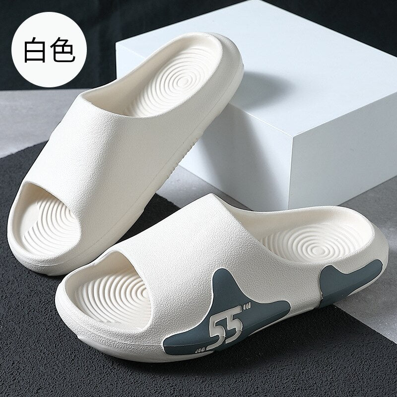 Slippers Men's Thick Soles Anti Slip Home Men's Slippers Women's Home Leisure Antiskid Mens Shoes Sleepers Men Slippers Men