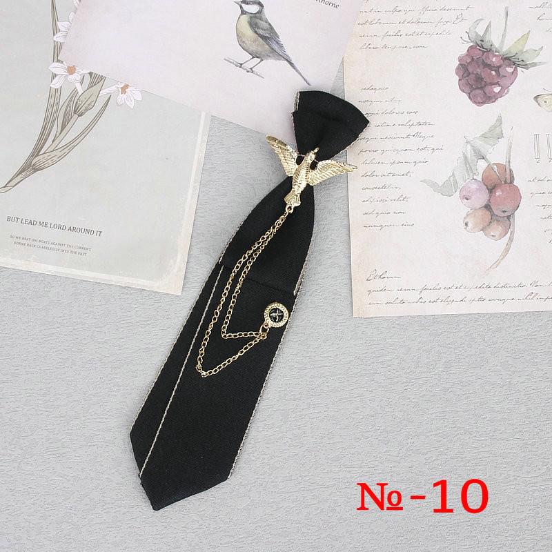 Hand Made Black Ribbon Tie Crystal Rhinestone Jewelry Men Shirts Hot New Girl Boys Collar Neck Ties School Uniform Women Necktie