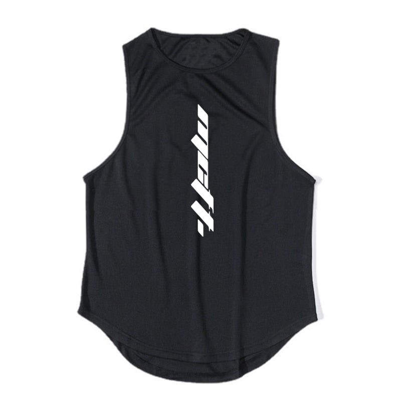 Muscleguys Gym Clothing Men Workout Tank Top Bodybuilding Vest Mesh Fitness Sleeveless Shirt Mens Sports Basketball Jerseys