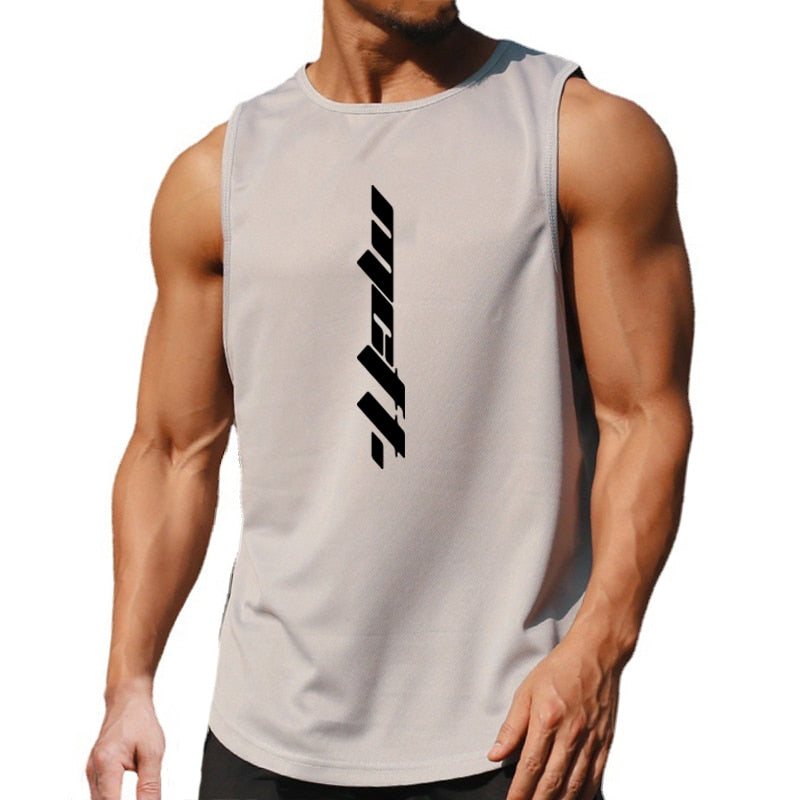 Muscleguys Gym Clothing Men Workout Tank Top Bodybuilding Vest Mesh Fitness Sleeveless Shirt Mens Sports Basketball Jerseys