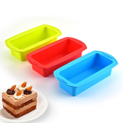 Rectangle Cake Silicone Molds DIY Pastry Silicone Molds Toast Bread Baking Pan Party Cake Tray Mould Non-stick Baking Tools