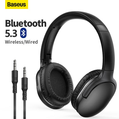 Baseus D02 Pro Wireless Headphones Bluetooth Earphone 5.3 Foldable Headset Sport Headphone Gaming Phone Fone Bluetooth Earbuds