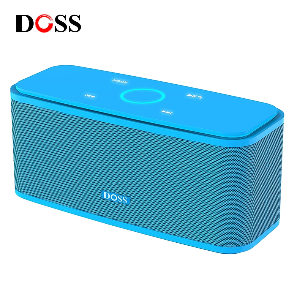 DOSS SoundBox Wireless Bluetooth Speaker TWS Touch Control IPX5 Waterproof Mini Portable Sound Box Stereo Bass Computer Speakers