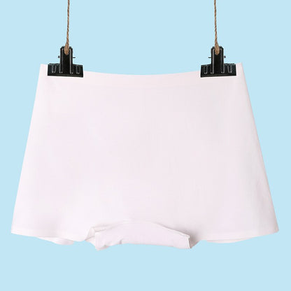 Ice Silk Seamless Underwear Women's Cotton Crotch Boxer Shorts Ladies Pants Four Corners Anti-empty Summer Thin Section
