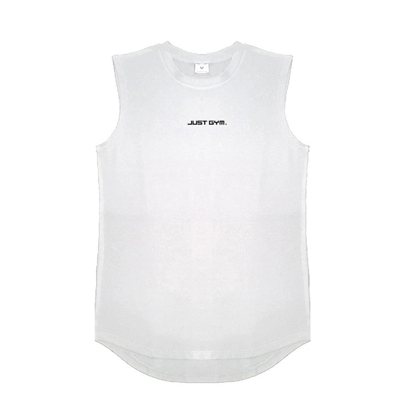 Summer Gym Tank Top Men Cotton Bodybuilding Fitness Sleeveless T Shirt Workout Clothing Mens Compression Sportswear Muscle Vests