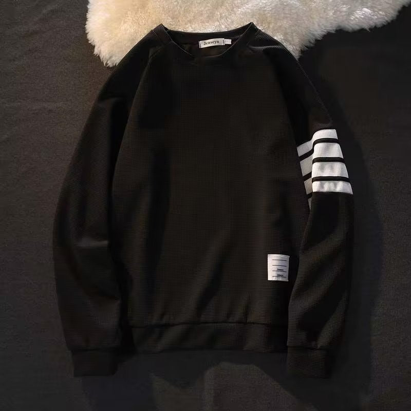 Spring Autumn Men&#39;s Sweatshirt Korean Fashion Streetwear English Long Sleeve Top Men Trend Men Clothing Harajuku Pullover Hoodie