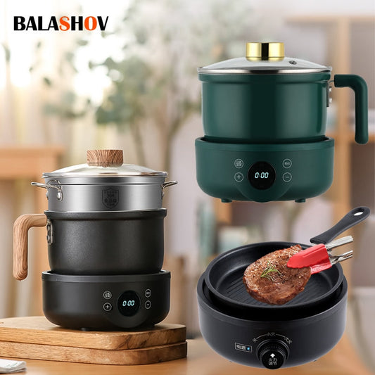 110V/220V Multifunction Cooker Household kitchen 1-2 People frying pan steamer Hot Pot  Non-stick Pan Smart Electric Rice Cooker