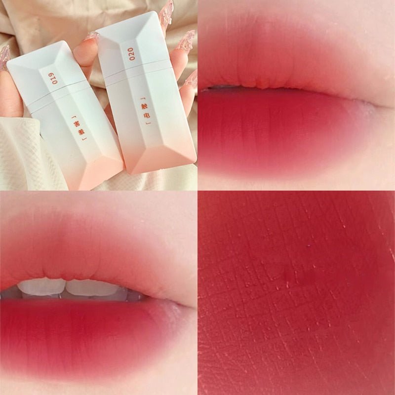 4 Colors Girl&#39;s Velvet Matte Lipstick Blush Waterproof Long Lasting Sexy Lipgloss Non-Stick Cup Makeup Lip Tint Cosmetic Makeup