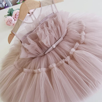 Baby Girl Dress Cute Bow Newborn Princess Dresses for Baby 1 Year Birthday Dress Toddler Infant Party Dress Christening Gown