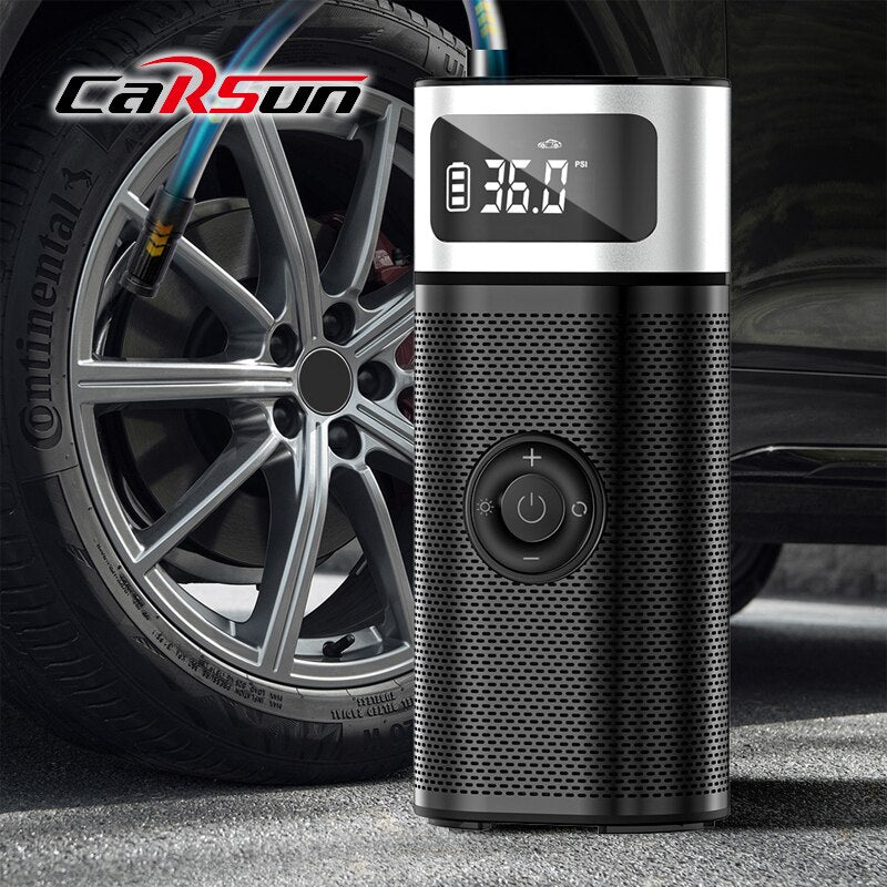 Wireless Mini Car Tire Inflator 12V 150PSI Portable Air Compressor Motorcycle Bicycle Tire Air Filling Metal Electric Air Pump