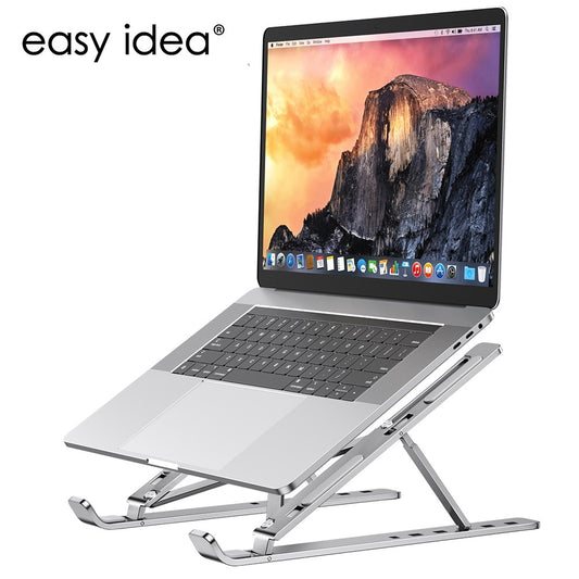 Portable Laptop Stand Aluminum Notebook Support Computer Bracket Macbook Air Pro Holder Accessories Foldable Lap Top Base For Pc