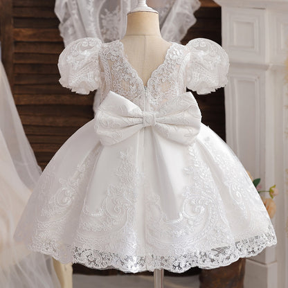12M Baby Girl 1 Year Birthday Dress Newborn Christening Gown Infant Girls Dress Toddler Baptism Dresses Little Baby Vestidos