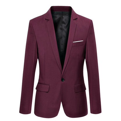 Blue Men Blazers Work Office 2022 Men Tuxedos For Formal Occasions Pockets Coat Blazers Male Custom Men&#39;s Business Slim Blazers