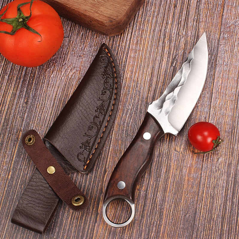 Boning Knife Kitchen Knife 5cr15 Stainless Steel Meat Cleaver Fruit Knife Butcher Knife Outdoor Portable Camping Knife