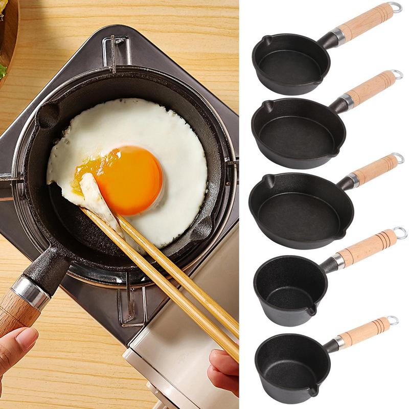 10/11/13/16cm Egg Frying Pan Iron Small Egg Pan High Quality Pan Fried Steak Non Stick Pan Pancake Kitchen Cooking Tool