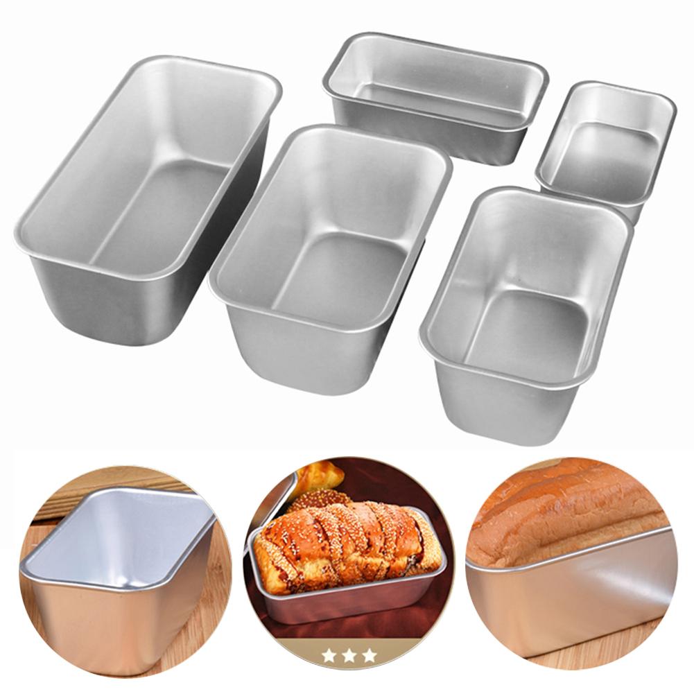 Aluminum Alloy Non-Stick Brownie Cheese Cake Toast Mold Bread Loaf Pan Baking Pans Dishes Kitchen Baking Tool