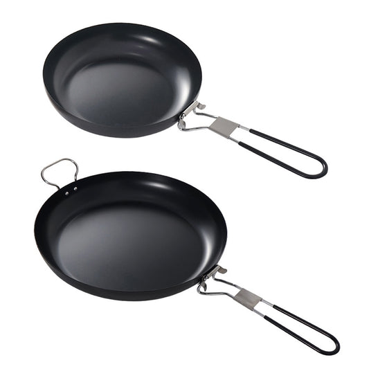 Nonstick Frying Pan Foldable Handle Non Stick Skillet Easy Cleaning Non Stick Camping Pan Multifunctional Camp Cooking Supplies