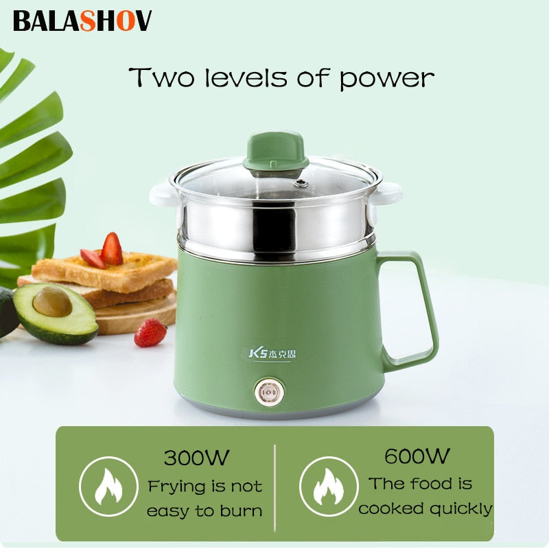 Mini Multifunction Rice Cookers Household Non-stick Pan Cooking Machine Dormitory Hot Pot 1-2 People Electric Rice Cooker