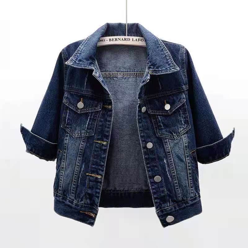 Women Denim Jacket Spring Autumn Short Coat Pink Jean Jackets Casual Tops Purple Yellow White Loose Tops Lady Outerwear Howdfeo