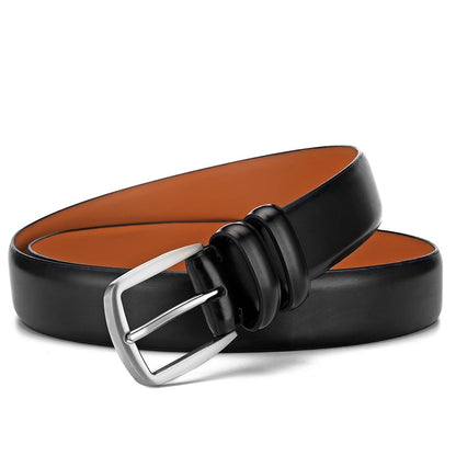 Belt Male Fashion Men&#39;s Luxury Designer Cowskin Belts For Jeans Genuine Leather Strap Pin Buckle Cummerbunds Ceinture Homme