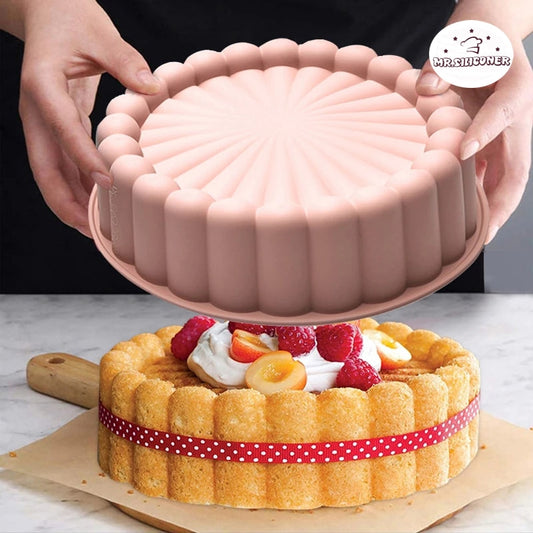 Sunflower Shape Silicone Cake Mold Simple Cake Baking Mould Toast Bread Pastry Mousse Bakeware Household Kitchen Accessory Tray