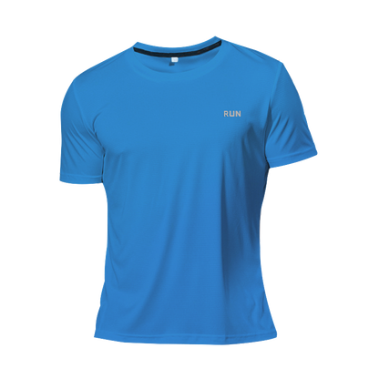 High Quality Polyester Men Running T Shirt Quick Dry Fitness Shirt Training Exercise Clothes Gym Sport Shirt Tops Lightweight