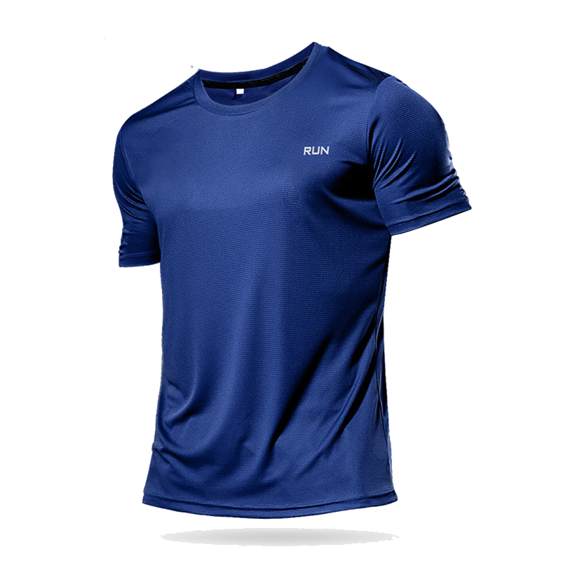 High Quality Polyester Men Running T Shirt Quick Dry Fitness Shirt Training Exercise Clothes Gym Sport Shirt Tops Lightweight