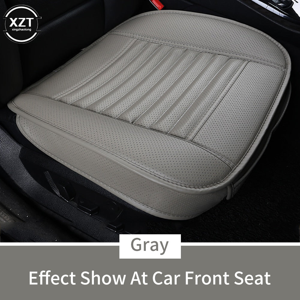 Universal Car Seat Cover Breathable PU Leather Pad Mat For Auto Chair Cushion Car Front Seat Cover Four Seasons Anti Slip Mat