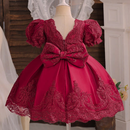 12M Baby Girl 1 Year Birthday Dress Newborn Christening Gown Infant Girls Dress Toddler Baptism Dresses Little Baby Vestidos